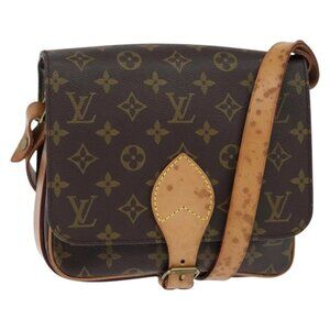 LOUIS VUITTON Monogram Cartouchiere MM Shoulder Bag M51253 LV Auth 150668